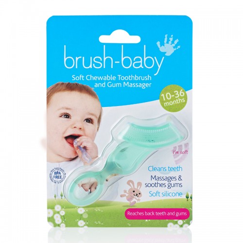Brush-Baby Baby Chewable Toothbrush & Teether